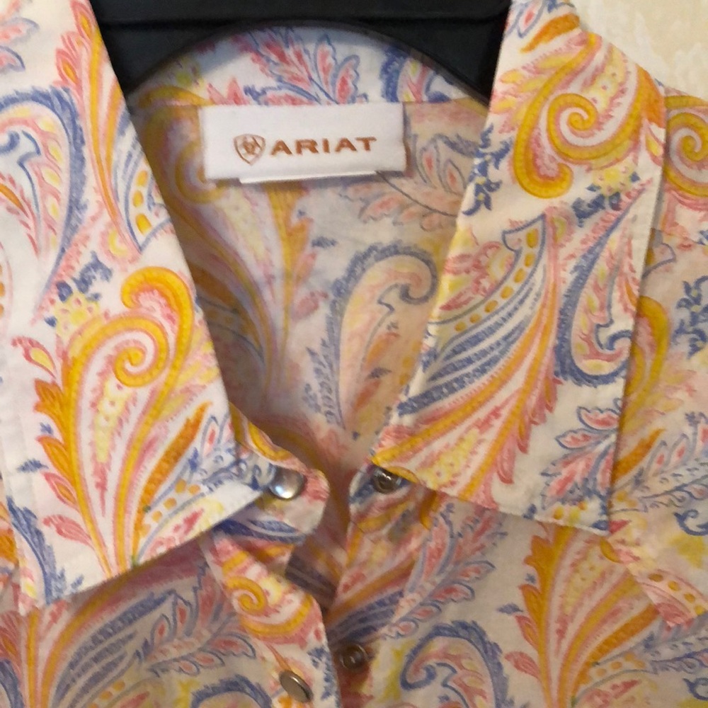 Five Retro, cowgirl, summer snap shirts. - Picture 3 of 7